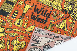 ผลิตผ้าพันคอผ้าฝ้ายพิมพ์ลายการ์ตูนตามสั่ง พร้อมเย็บริม ผ้าพันคออเนกประสงค์ ผ้าพันคอสี่เหลี่ยม ผ้าโพกศีรษะ - Product Image 3