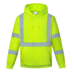 Vestes de sécurité respirantes unisexe en polyester pour hommes, couleurs personnalisées, logo personnalisé, style à capuche, antistatique, imperméable, ANSI classe 2 - Product Image 1