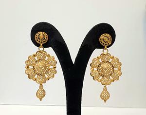 Colección Dubái, Juego de Joyas Nupciales para Mujer Chapadas en Oro de 24 Quilates, 2 Gramos, Chapado Pesado, Precioso Colgante, Mejor Valor, Moda - Product Image 4