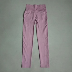 Venta al por mayor personalizado de cintura alta deportes entrenamiento Yoga pantalones leggings para mujeres poliéster suave gimnasio fitness leggings con bolsillo - Product Image 5