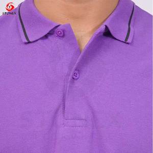 เสื้อโปโลผ้าโพลีเอสเตอร์สแปนเด็กซ์ยาวออกแบบได้ตามต้องการ - Product Image 2