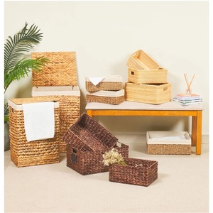 ตะกร้าไม้ไผ่สำหรับเป็นของขวัญเทศกาลอีสเตอร์ตะกร้าเปล่าพร้อมซับในงานหัตถกรรมจักสานจากเวียดนาม - Product Image 5