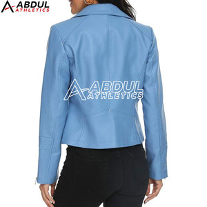 Chaquetas de Cuero de Diseño Elegante y Ajuste Delgado para Mujer, Servicio OEM, Ropa de Invierno Transpirable de la Mejor Calidad - Product Image 5
