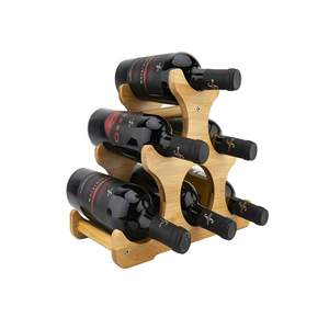 <b>Bar</b> <b>Accessories</b> Metal Wine Rack House Decoration Tabletop Wine Bottle Holder Counter Top Small Wine Storage Rack - Product Image 5