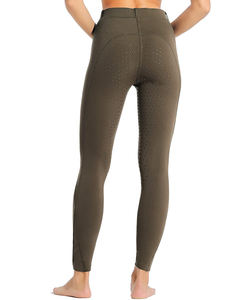 Leggings ecuestres modernas para mujer, mezcla de poliéster y spandex de alta transpirabilidad y elasticidad flexible, diseñadas para el rendimiento en la equitación. - Product Image 2