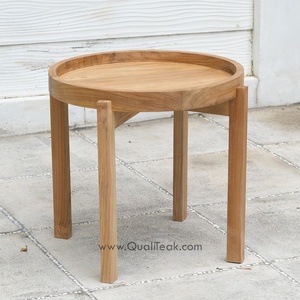 Juego de Sillas Mecedoras de Teca Modernas Lune para Jardín - Product Image 5