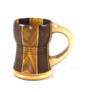 Tazas de madera hechas a mano con técnicas tradicionales de carpintería, diseños inspirados en la herencia, para cocinas, hogares, cafeterías, amantes de la decoración - Product Image 1