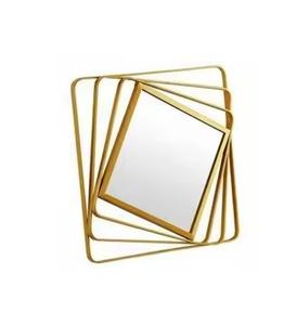 Espejo de pared decorativo elegante de alta claridad con marco de metal fuerte y hermoso diseño para la decoración de la oficina en el hogar y el hotel - Product Image 6