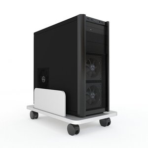 Multi-Colored Rubber Wood KCPU68008 Standing Type PCU <b>Storage</b> <b>Rack</b> with Wheels Single Tier - Product Image 6