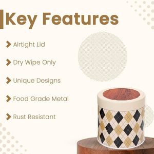 Pot élégant fait main avec couvercle Matériaux de haute qualité pour la décoration de la cuisine et l'achat en vrac Styles de couverture pour les conteneurs à condiments - Product Image 4