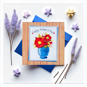 Thủ công thân thiện với môi Việt Nam giấy thiệp chúc mừng với Quilling thiết kế vàng dập 6-màu in kỹ thuật số cho sinh nhật - Product Image 2