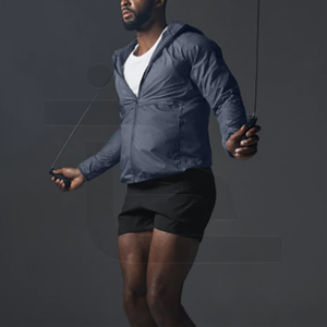 Chaquetas ligeras de primera calidad para hombre, sudaderas atléticas con cremallera y bolsillo multimedia, sudaderas con capucha impermeables para hombre - Product Image 6