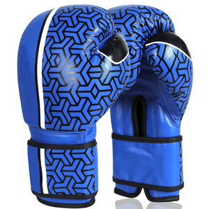 Guantes de Boxeo de Cuero Sintético Hechos a Medida, MOQ Bajo, Guantes de Entrenamiento de Lucha, Equipo de Artes Marciales - Product Image 3