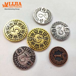 Trò Chơi Cờ Bàn Trò Chơi Tiền Xu Kim Loại Trò Chơi Thông Báo Kim Loại Thu Nhỏ Bằng Kim Loại - Product Image 2