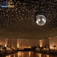 Projecteur DJ à tête mobile avec effet de rotation et de réflexion, boule miroir en verre pour mariages, discothèques, salles de danse et boîtes de nuit