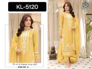 Vêtements ethniques pakistanais robe punjabi haute qualité à la mode Salwar Kameez costume robe pour femmes avec le prix le plus bas matériel de robe - Product Image 3