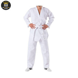 Ropa deportiva de Taekwondo para adultos Unisex de tela suave Conjuntos de Kimono de jiu jitsu transpirables hechos para un rendimiento cómodo - Product Image 1