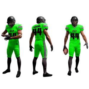 Conjuntos de camisetas de fútbol americano juvenil recién llegados al por mayor uniformes de fútbol americano de sublimación completa personalizados - Product Image 1