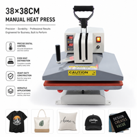 Presse à chaud manuelle pivotante haute pression 15x15 pouces pour l'impression sur T-shirts, sacs et textiles