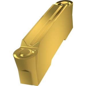 Inserto Indexable ISO GL4-D400MMO-MMG8330 de 4 mm de Ancho con Recubrimiento PVD Dorado para Torneado, Paquete de 10 - Product Image 1