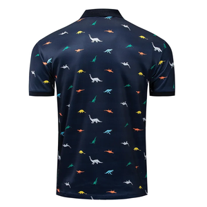 Polos Fournisseur de vêtements de golf de qualité supérieure Nouveau design par sublimation T-shirt polo homme personnalisé OEM avec logo et design personnalisés - Product Image 3