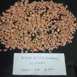 Natural Rosa Pink <b>Dolomite</b> Marble Crushed Chips Waterproof Outdoor Traditional Water Wash Clean Standard Bag Packing for Export - Product Image 1