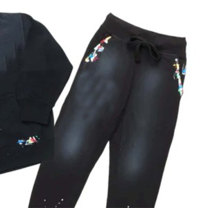 Survêtement empilé confortable et tendance pour enfants, pantalon de jogging taille haute et sweat à capuche pour garçons et filles, parfait pour toutes les occasions - Product Image 6