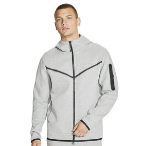 Últimas sudaderas con capucha de forro polar con cremallera para hombre, de marca, estilo casual deportivo, talla grande, de secado rápido, personalizables para ropa urbana. - Product Image 4
