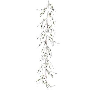 Kristal Garland อุปกรณ์ตกแต่งโต๊ะอาหารสีเขียวเงินขนาด150ซม. และของตกแต่งโต๊ะ - Product Image 3