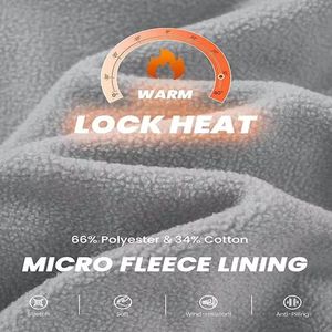 Sudaderas Casuales de Invierno para Hombre, Impermeables, de Forro Polar, Lisas, Teñidas - Product Image 3