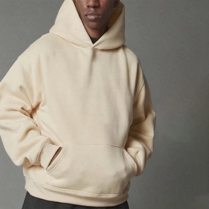 Sweat à capuche oversize décontracté pour homme, en molleton, avec ourlet incurvé, logo personnalisé, col à capuche pour le streetwear, saison hivernale - Product Image 5