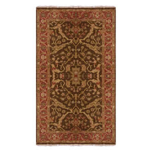 Tapis indien noué à la main, unique en son genre, 8' x 4'10 - Product Image 1