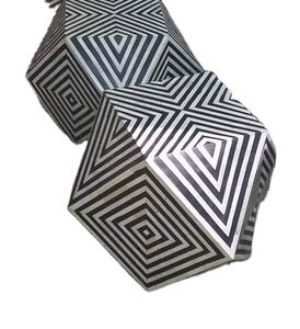 De SCI fabriqué à la main forme cylindrique MDF os incrustation tabouret en gros os moderne bonne qualité salon tabouret pour chambre - Product Image 2