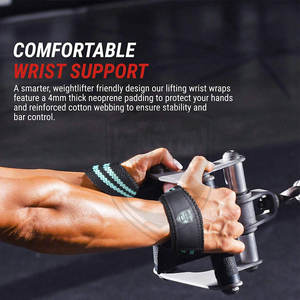 สายรัดยกน้ําหนักเพื่อความปลอดภัยในการออกกําลังกาย สายรัดยกไม่ลื่นแบบกําหนดเอง - Product Image 6