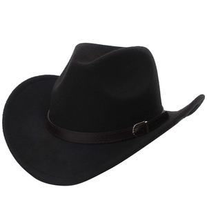 Chapeau de cowboy en feutre de laine 100% unisexe, design de luxe, vente chaude, grand chapeau de cavalier, couleur personnalisée, chapeau de cavalier occidental - Product Image 3