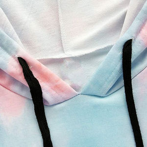 Sudadera con capucha y Top corto informal para mujer con logotipo personalizado, jersey para mujer, Sudadera corta con capucha de talla grande - Product Image 3