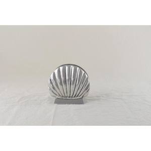 ที่ใส่ผ้าเช็ดปากเปลือกหอยสีเงินสไตล์วินเทจแบบฝาพับโลหะ1970วินาทีอุปกรณ์จัดระเบียบทางไปรษณีย์สำหรับห้องครัว - Product Image 3