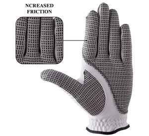 Cabretta หนัง PU แท้สำหรับเล่นกอล์ฟถุงมือกีฬาแบบเย็บระบายอากาศติดโลโก้ได้ตามต้องการ - Product Image 4