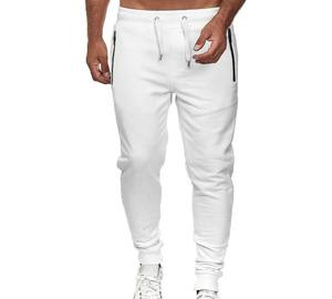 Nuevo estilo, pantalones de chándal de lona informales de verano para hombre, pantalones con cordón de Color sólido de secado rápido de algodón 100% - Product Image 5