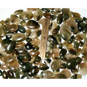 Lote al por Mayor de Piedras Preciosas de Rutilo Dorado Natural, Forma Mixta, Cabujones Pulidos por Ambos Lados, Piedras para Joyería - Product Image 4