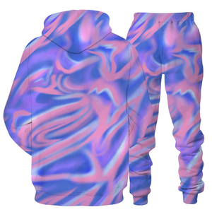 Vêtements de sport de style luxe de haute qualité pour hommes, survêtement léger et respirant à teinture par cravate, prix raisonnable, techniques imprimées - Product Image 4