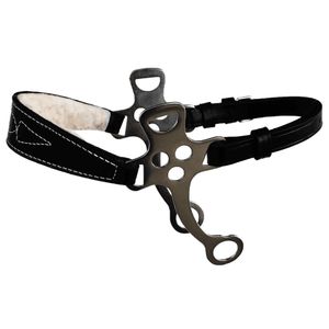 Broca de boca lisa de caballo Hackamore hecha a mano por expertos equinos con nariz de piel Todo tipo de herramientas para montar equinos y caballos están disponibles - Product Image 5
