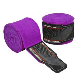 OEM ODM Algodón Estampado Agarre cómodo Entrenamiento Boxeo Envolturas rápidas Transpirable Diseño personalizado Gimnasio Fitness Envolturas de mano - Product Image 4