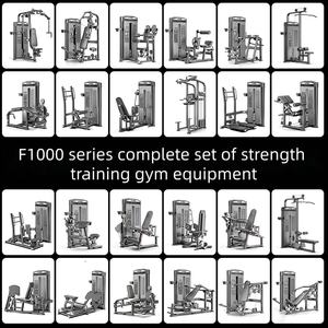 Équipement <span class=keywords><strong>de</strong></span> <span class=keywords><strong>musculation</strong></span> commercial SK Fitness, ensemble complet <span class=keywords><strong>de</strong></span> machines pour l'entraînement <span class=keywords><strong>de</strong></span> la <span class=keywords><strong>musculation</strong></span> pectorale et l'extension dorsale haute et basse - Product Image 2