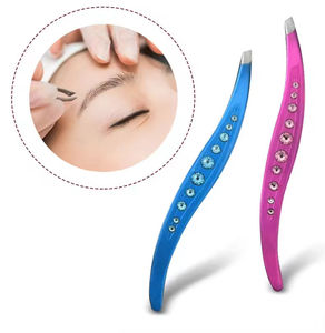 Pinza de Cejas Profesional Personalizada de Acero Inoxidable con Punta Puntiaguda, Agarre Preciso, Ecológica, Ligera, Reutilizable - Product Image 4