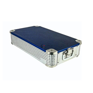 Bandeja Médica de Aluminio, Bandeja de Esterilización Ligera, Organizador de Autoclave Perforado, Casete para Instrumentos Quirúrgicos Dentales - Product Image 3