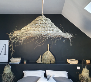 Cheap Price Vietnam Natural Fiber Cone-shaped Wicker <b>Lampshade</b> - Product Image 4