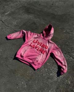 Sudadera con capucha de alta calidad para hombre, ropa de calle personalizada, Jersey de algodón con estampado de gran tamaño bordado impermeable - Product Image 3