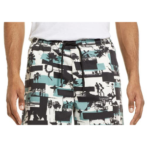 Pantaloncini Estivi Open Edit Print E-Waist Surfs up Collage Bianco-Turchese Taglia X-Large in Poliestere Nylon Stile Slip/Boxer per Nuoto - Product Image 2