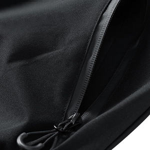 Manteau d'hiver sur mesure pour homme, trench-coat à capuche, veste coupe-vent imperméable, logo frontal extérieur - Product Image 4